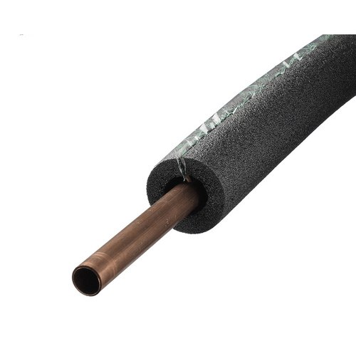 Frost King 5P10XB6 Pipe Insulation, 5/8 in Dia, 6 ft L, Foam, 1/2 in Copper, 1/4 in Iron Pipe Pipe Black