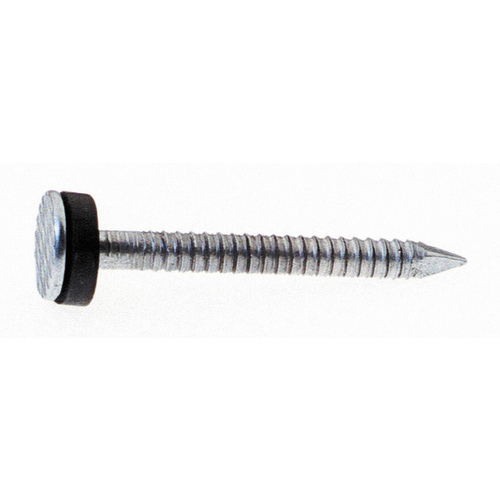 Nail 1-3/4" Roofing Electro-Galvanized Steel Flat Head 5 lb Electro-Galvanized - pack of 6