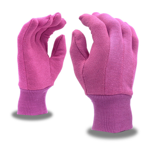 Sprouts Weeder Garden Glove Cotton Jersey Medium Pink Pair