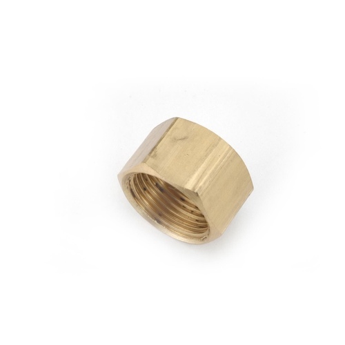 Cap 3/8" Compression T Brass - pack of 10