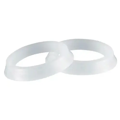 Tailpiece Washer 1-1/2" D Poly White Pair