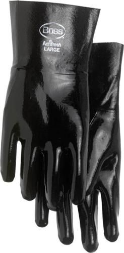 Boss 951 L Protective Gloves, L, Gauntlet Cuff, Neoprene Glove, Black