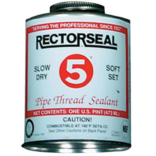 Thread Sealant, 1 pt Can, Paste, Yellow