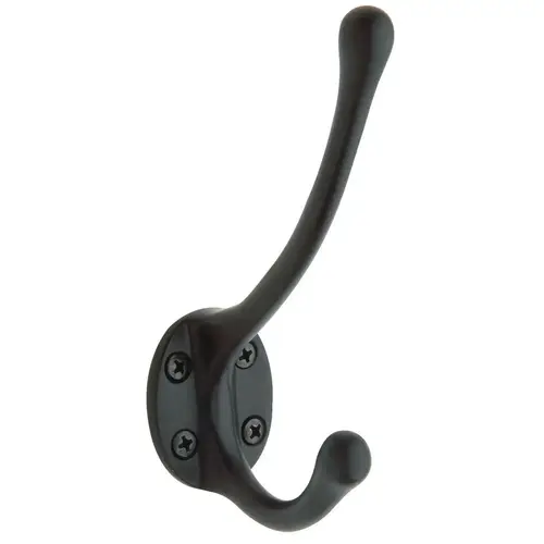 Costume Hook Satin Black Finish