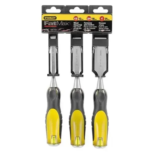 Thru-Tang Series Chisel Set, 3-Piece, Yellow