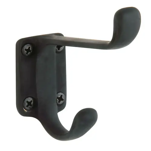 Costume Hook Satin Black Finish