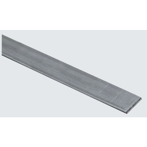 4015BC 3/4" x 72" Solid Flat - 12 Gauge Galvanized Finish