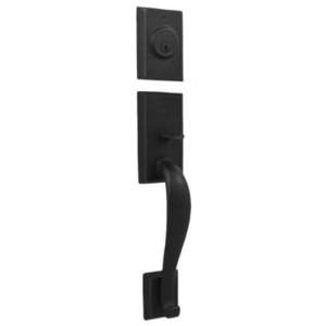 Aspen Exterior Dummy Handleset Black Finish