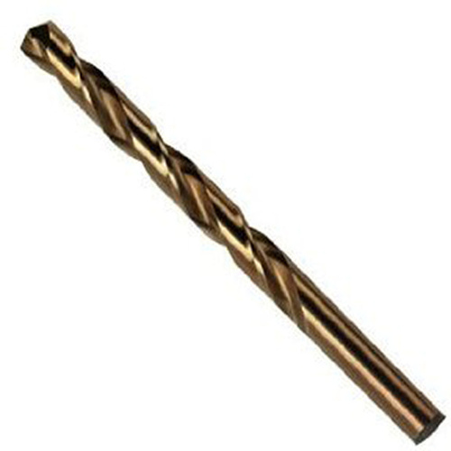 Jobber Drill Bit, 1/16 in Dia, 1-7/8 in OAL, Spiral Flute, 1-Flute, 1/16 in Dia Shank Gold Oxide