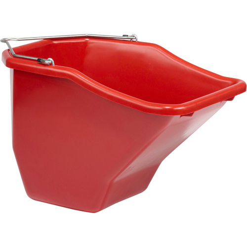 Flat Back Bucket 20QT Red