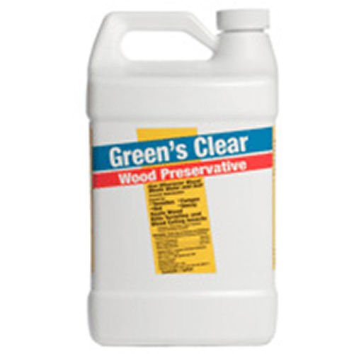 Green's GC WB 1-XCP4 Wood Preservative Green's Clear Flat Clear Water-Based 1 gal Clear - pack of 4