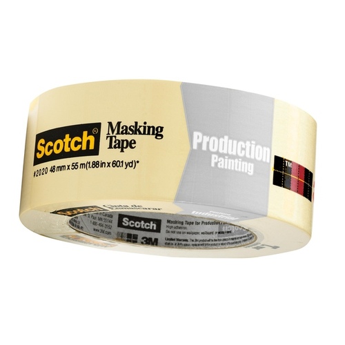 Scotch 1.88 in. x 60 yds. Contractor Grade Masking Tape Beige