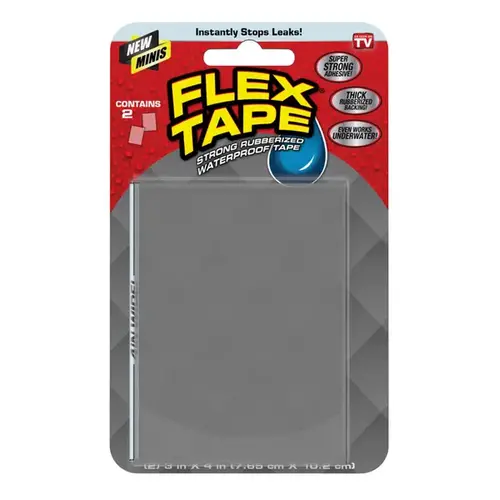 Flex Tape Mini 3" x 4" Squares - Clear