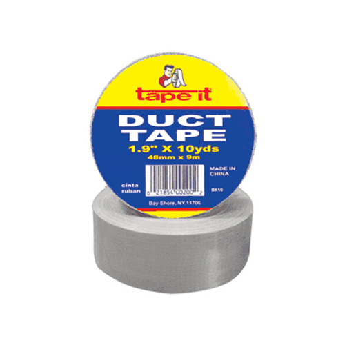 Tape-It Gray Cloth Duct Tape - 2" x 10 Yds