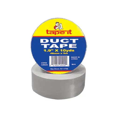 Tape-It, Inc DA10 Tape-It Gray Cloth Duct Tape - 2" x 10 Yds