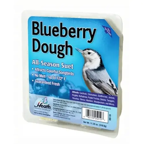 Suet Cake, All-Season, Blueberry Dough Flavor, 11.25 oz