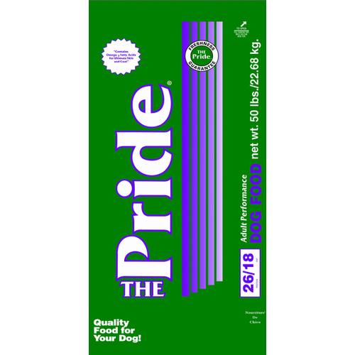 The Pride Dog Food - Adult Performance 26/18 - 50-lbs