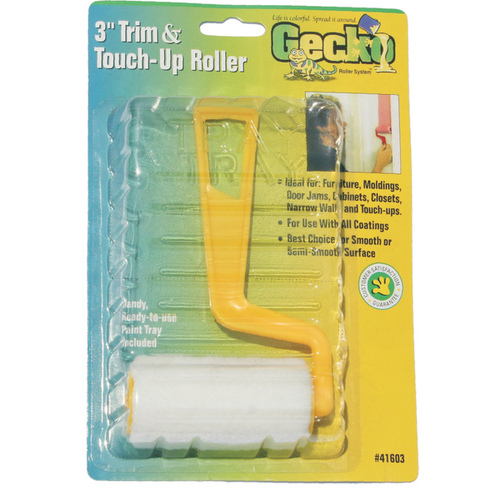 Gecko 3" Trim & Touch-Up Kit with Paint Tray
