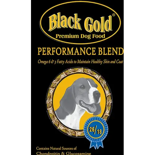 Black Gold Pet Foods Inc 26181 Dog Food - Performance Blend 26/18 - 15-lbs