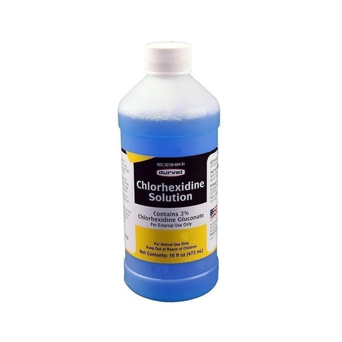 DURVET, INC. 001-0258 Chlorhexidine Solution 2% 16-oz