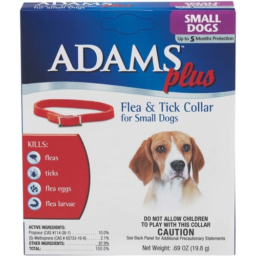 Central Life Sciences - Adams 100519504 Adams Flea and Tick Collar For Small Dogs (Up to 15 in.)