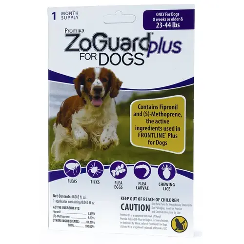 Promika, LLC 011-511118 ZoGuard Plus Spot-On for Dogs (23 to 44-lbs) 1-month supply