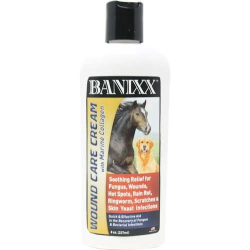 Sherborne-Banixx Horse & Pet Care 2142 BANIXX WOUND CARE CREAM WITH MARINE COLLAGEN 8-oz