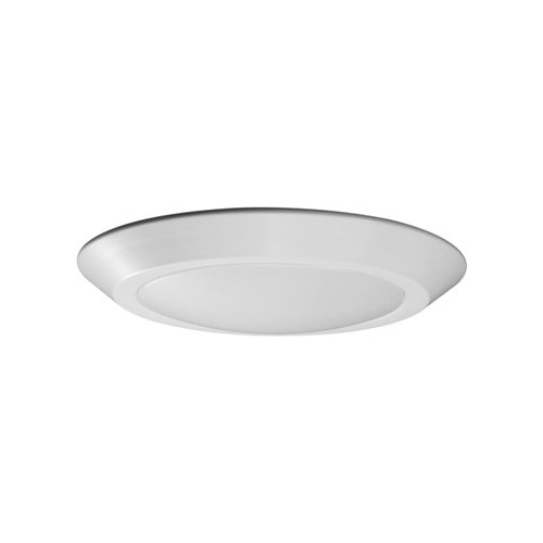 Satco 62/1165 LED 10 inch Flush Mount Fixture - White - 3000K Disk Light Dimmable Color/Finish Family