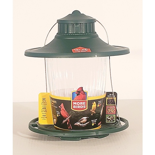 Sure Fill 108 Plastic Lantern Bird Feeder Green