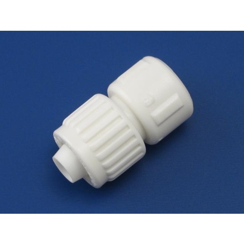 Tube to Pipe Adapter, 1/2 in, PEX x FPT, Polyoxymethylene, White