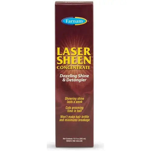 Laser Sheen Mane & Tail Detangler, High-Shine, 12-oz. Concentrate