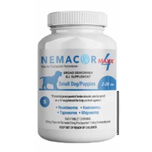 RNA Supplements 231841 Nemacor Maxx 4 Dewormer for Dogs 2-20lbs 12 Count