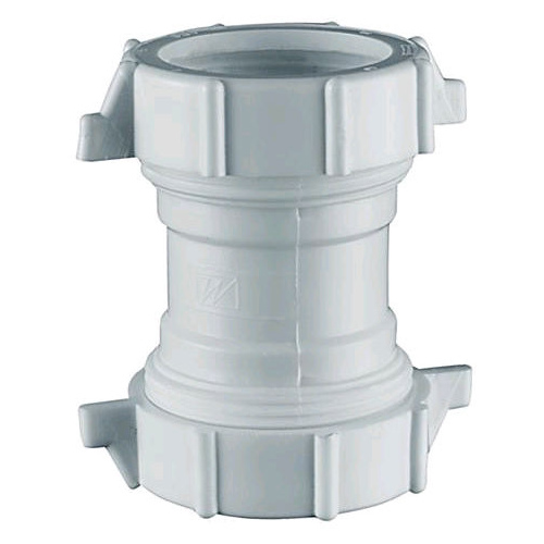 Coupling 1-1/2" Slip in. Plastic