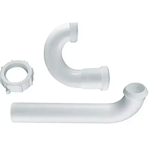 P-Trap with Union 1-1/4" Male in. Plastic