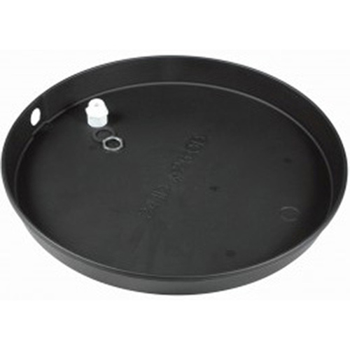 CAMCO MANUFACTURING 11360 Camco 24-Inch Water Heater Plastic Drain Pan Black