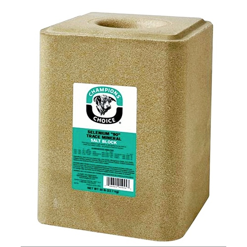 Cargill, Inc 100012623 Champion's Choice Selenium 90 Trace Mineral Salt, 50 lb Greenish Brown