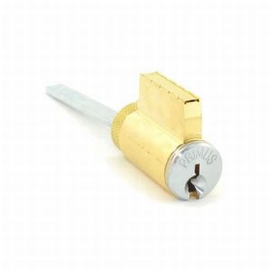 Primus B660, B663 Cylinder C Keyway for 1-3/8" to 2-1/2" Door Less Key Blank Satin Chrome Finish