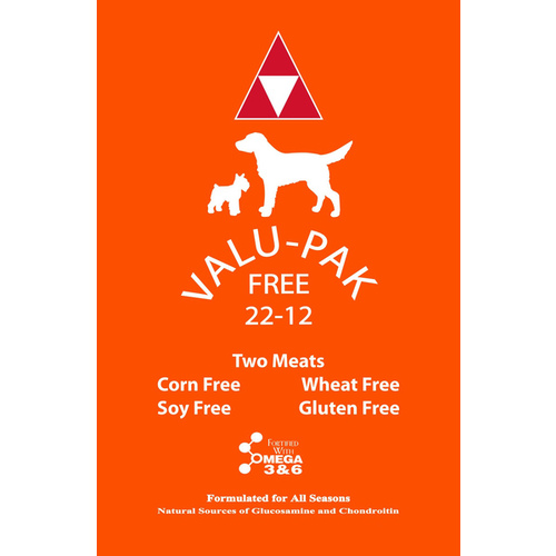 Valu-Pak Free 22/12 Dog Food 15-lb Bag