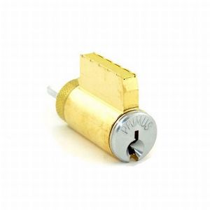 Primus B662 Cylinder C Keyway for 1-3/8" to 2" Door Less Key Blank Satin Chrome Finish