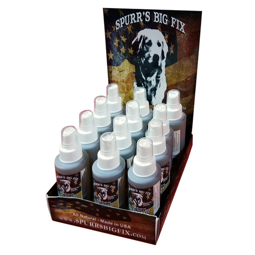 Spurr's Big Fix SBFP-4 SPURR'S PET DISPLAY 4-OZ Antiseptic Spray