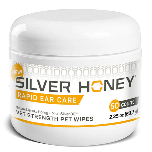 W F YOUNG INC 433001 Silver Honey Ear Wipes - 50 Count