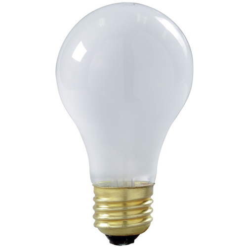 Satco S3950 25-Watt A19 Medium Base Incandescent Rough Service Light Bulb