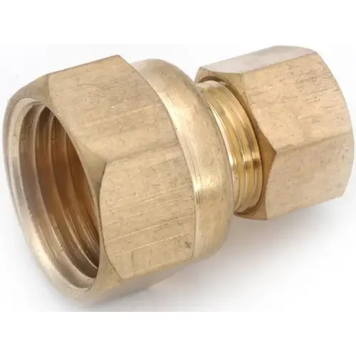 Connector 1/4" Compression X 1/8" D FPT Brass