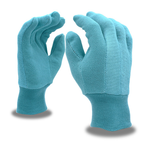 Cordova International Sourcing Co BL19122 Sprouts Weeder Garden Glove Cotton Jersey Medium Turquoise Pair