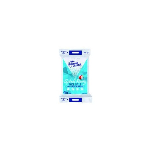 Cargill, Inc 100011437 Pool Salt, Crystalline, Halogen, 40 lb Bag Opaque