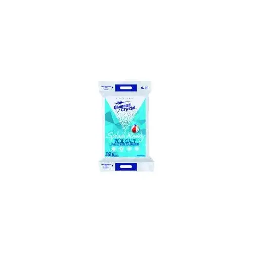 Cargill, Inc 100011437 Pool Salt, Crystalline, Halogen, 40 lb Bag Opaque
