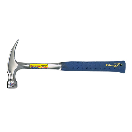 Estwing E3-16S Nail Hammer, 16 oz Head, Rip Claw, Smooth Head, Steel Head, 13 in OAL