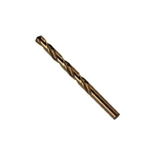 Jobber Drill Bit, 7/64 in Dia, 2-5/8 in OAL, Spiral Flute, 1-Flute, 7/64 in Dia Shank Gold Oxide