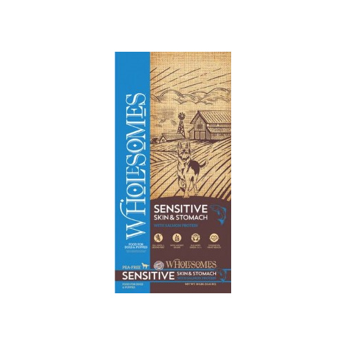 Midwestern Pet Foods Inc. 2100114 Wholesomes Sensitive Salmon & Rice - 30 pounds