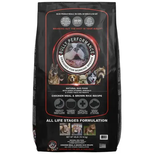 Bully Performance LLC 9328 Dog Food Bully Performance 40-lbs